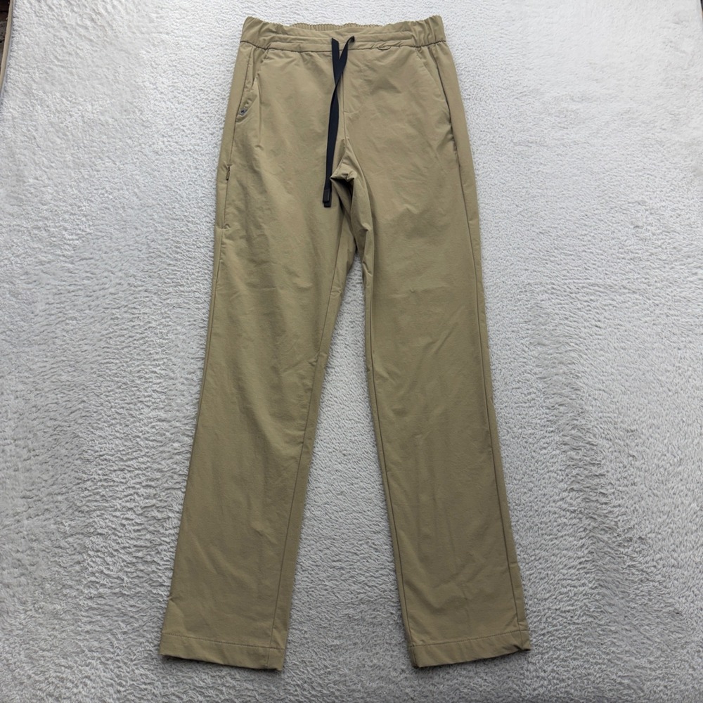 FIGS Khaki Tan Technical Scrub Pants W22WW2003 Womens XS Straight Leg Stretch